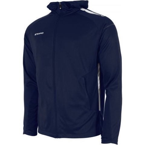 Stanno 408024 First Hooded Full Zip Top - Navy-White - M