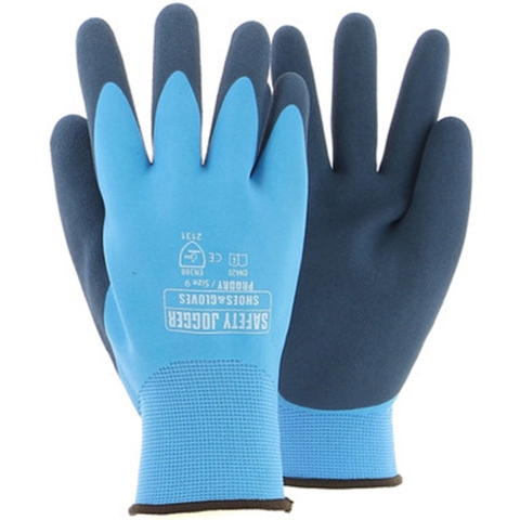 Safety Jogger De all-in-one veiligheidshandschoenen met dubbele latex coating | 12 Stuks | Zwart | Maat 7 - SW1104007