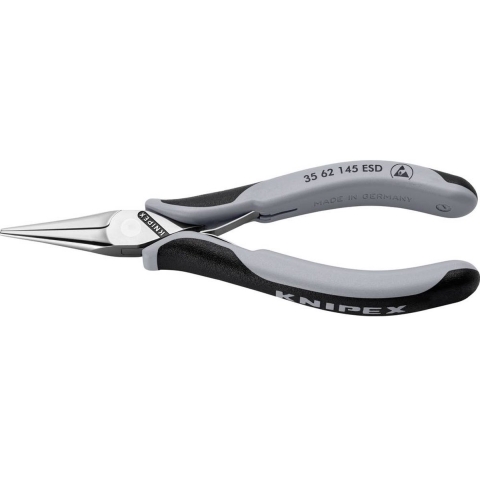 Knipex Elektronica-grijptang ESD | Doorgestoken scharnier | Meer-componentengrepen | Lengte 145 mm - 35 62 145 ESD