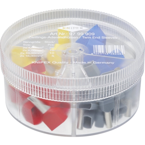 Knipex Assortimentsboxen Met Afgestripte Adereindhulzen | 4-Delig - 97 99 909