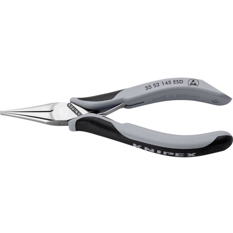 Knipex Elektronica-grijptang ESD | Doorgestoken scharnier | Meer-componentengrepen | Lengte 145 mm - 35 52 145 ESD