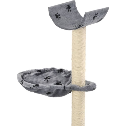 vidaXL-Kattenkrabpaal-met-sisal-krabpalen-105-cm-pootafdrukken-grijs