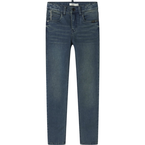 Name It Jeans - Noos - NkmTheo - Vintage Dark Blue Denim - Name It - 8 jaar (128) - Jeans
