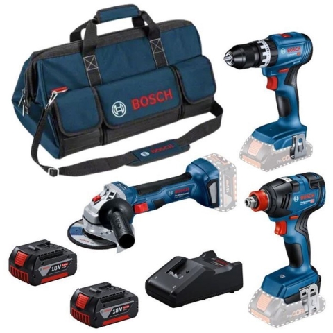 Bosch Professional Bosch Power Tools 0615990N31 Gereedschapsset Handwerker, Doe-het-zelver, Accumachine Incl. koffer 5-delig