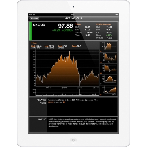 iPad Retina display 64 GB 24,6 cm (9.7") 1 GB Wi-Fi 4 (802.11n) iOS Wit