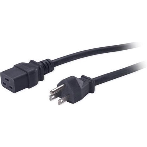 Stroomkabel C19 naar CEE/7 Schuko, 2,5m Kabel