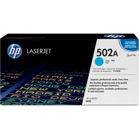 502A cyaan LaserJet tonercartridge (Q6471A) Toner