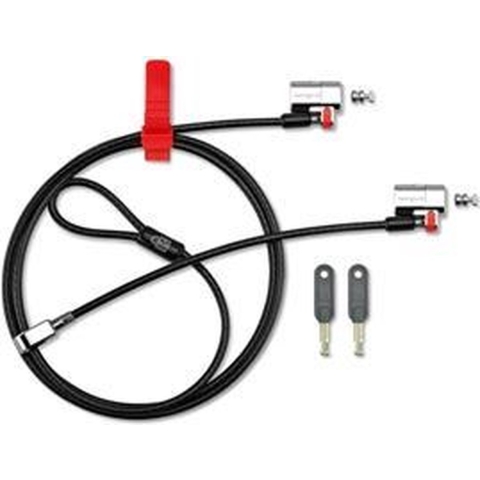 ClickSafe Twin-laptopslot - Keyed Different Diefstalbeveiliging