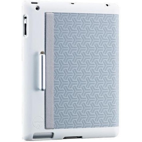 Ozaki, iCoat Slim-Y+ Case voor iPad 3 Patterns Leder (Grijs)