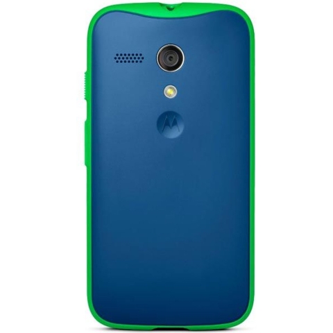 Moto G Grip Shell Blue Telefoonhoesje