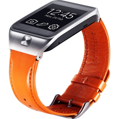 Gear 2/Neo Leather Strap Brown Armband