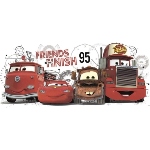 Disney Pixar Cars Friends to the Finish muurstickers