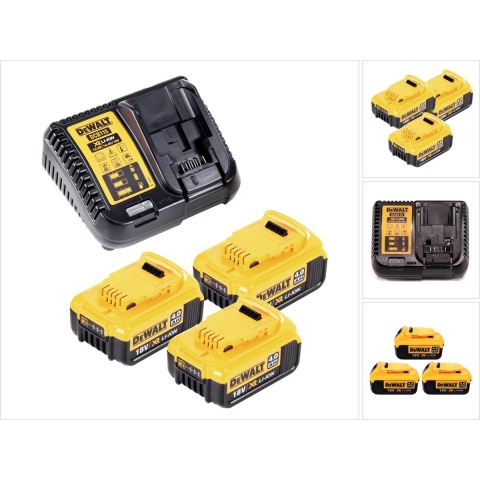 Starter Kit DCB105D3 XR 18,0 Volt / 2,0 Ah Oplaadbare batterij