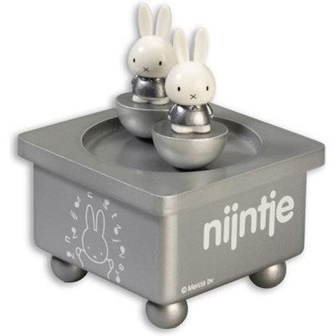 Nijntje muziekdoosje zilver