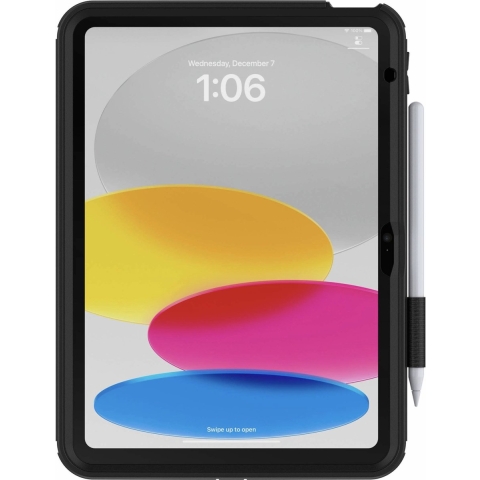 Otterbox Defender Kickstand Asset Tag Case Back cover Zwart Tabletcover