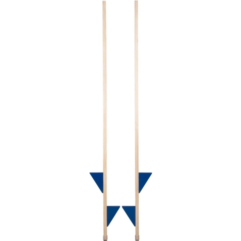 Stelten hout met gekleurde voetsteun set
