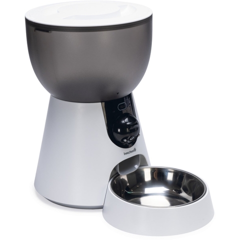 Voerbak cam plc 32x36x32cm 4l wit - Designed by lotte