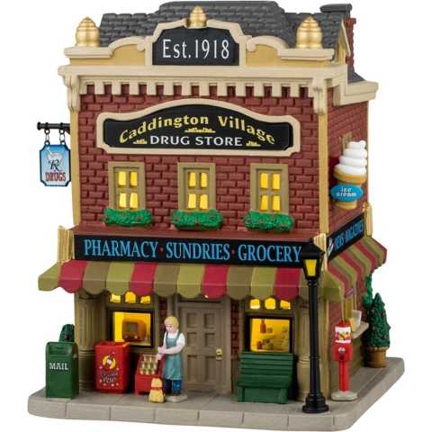 Caddington Village Drug Store 18x25x24 cm Kersthuisje - Lemax