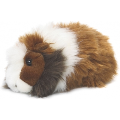 WNF pluche cavia knuffel - bruin - 19 cm - speelgoed knuffels -