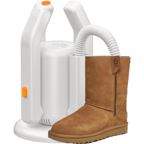 KRAFT Schoenendroger Pro XL - 2 Paar Schoenen Drogen - UV Sterilisatie - Rozenzout Geurverwijderaar