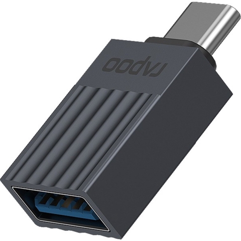 Rapoo USB-C Adapter USB-C Naar USB-A Grijs