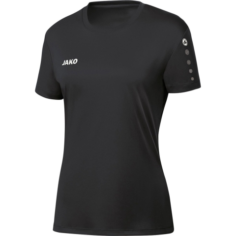 JAKO 4233D Shirt Team Km Dames - Zwart - 34