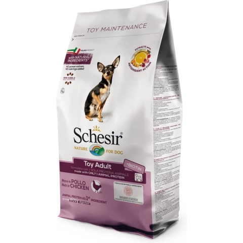 Schesir Hondenvoer Dry Toy Kip - 1 x 800 gr