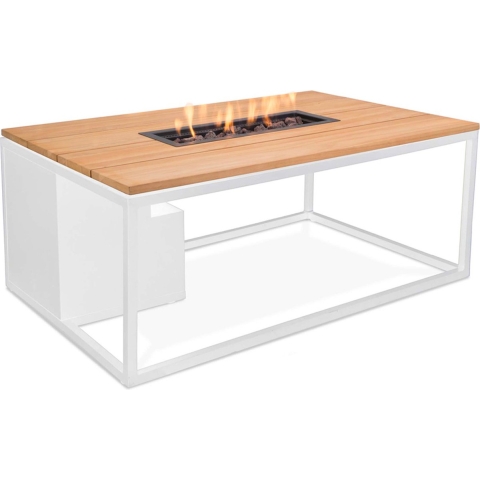 Cosi Vuurtafel Cosiloft 120 Wit/Teak