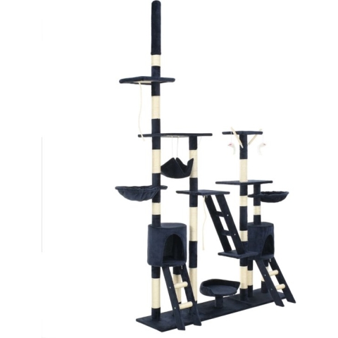 vidaXL-Kattenpaal-met-sisal-krabpalen-230-250-cm-pootafdrukken-beige