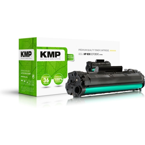 KMP Toner vervangt HP 83X, CF283X Compatibel Zwart 2300 bladzijden H-T194 2526,3000