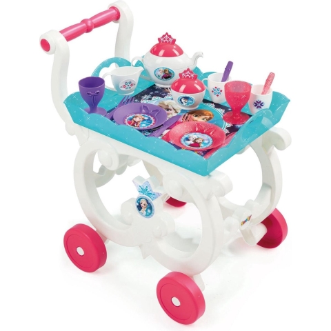 Disney Frozen theeserviesset met XL dienblad en trolley