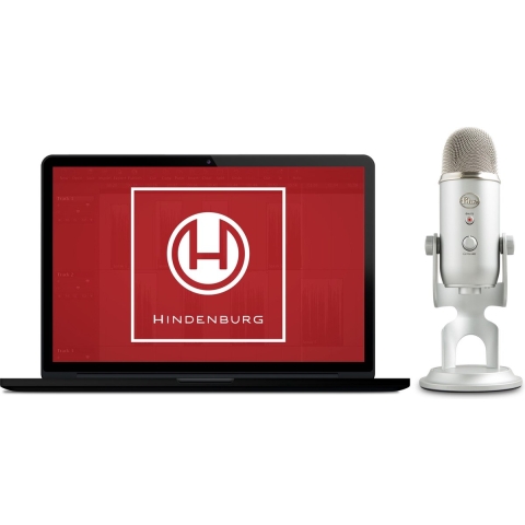 Microphones Yeti Silver Podcaster Bundle with Hindenburg Journalist Software