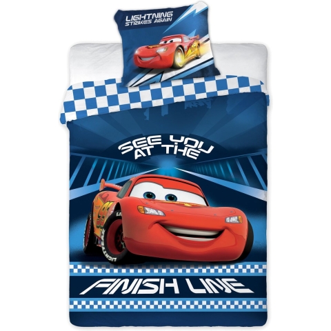 Dekbedovertrek cars ledikant 100x135/40x