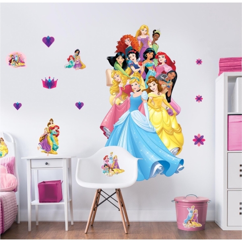 Disney Princess grote muursticker