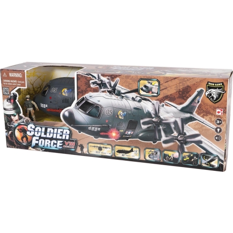 Sold Vliegtuig shark ab-115 speelset sol