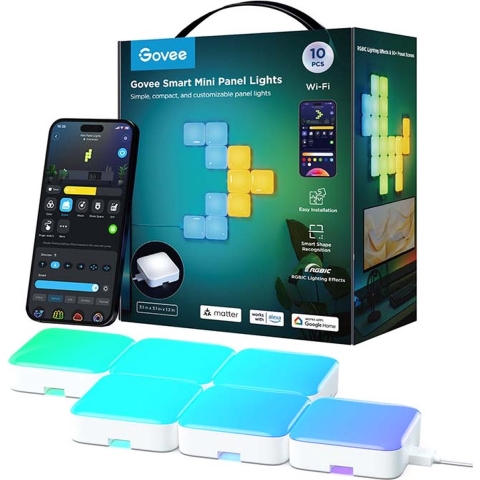 Smart Mini Panel Lights - 10-pack Ledverlichting