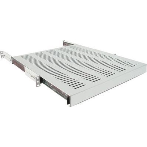 LogiLink SF1S45B 19 inch Apparaatbodem voor patchkast 1 HE Uittrekbaar Geschikt voor kastdiepte: 600 mm Zwart