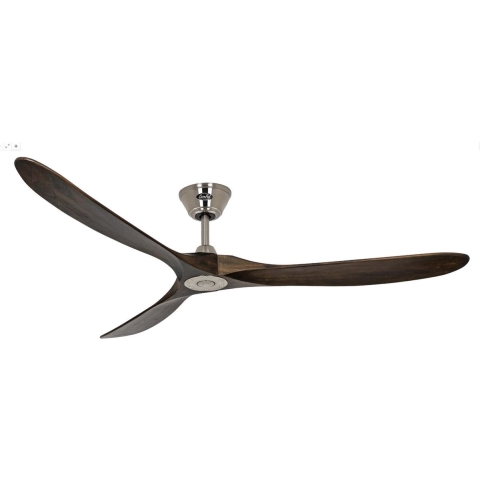 CasaFan ECO GENUINO 180 BN-NB Plafondventilator 30 W (Ø x h) 1800 mm x 290 mm Chroom