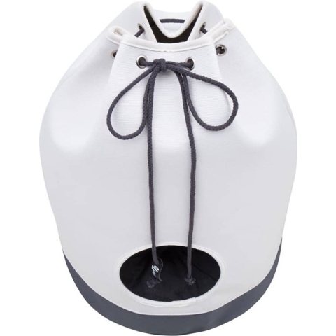 District 70 CASA - Opvouwbaar Katoenen Kattenhuis inclusief Kussentje - 45 x 45 x 60 cm - Diameter opening 17cm - Cognac