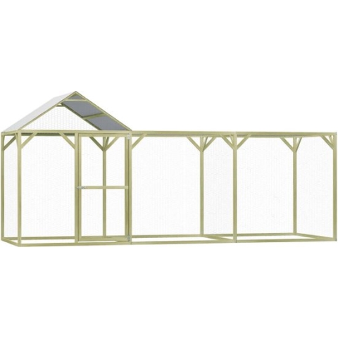 vidaXL-Kippenhok-4,5x1,5x2-m-geïmpregneerd-grenenhout