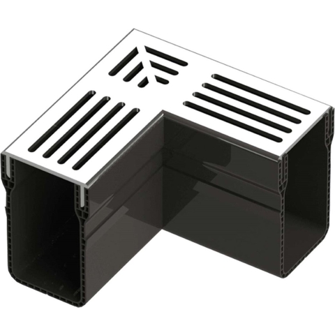 Garden Drain Hoekstuk 15 x 6,5x 10 cm - Gardenlux