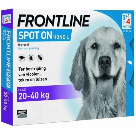 Frontline Hond Spot-On Large - 4 Pipetten