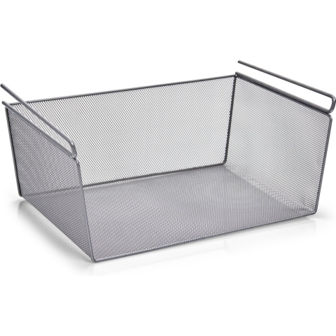 Kastmandje - opberg/hang mandjes - metaal - 43 x 26 x 19 cm -