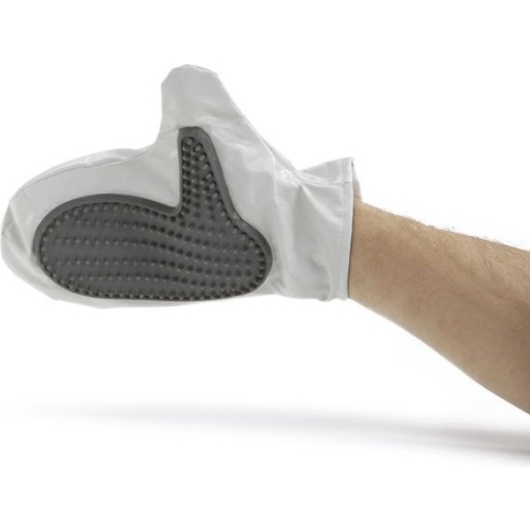 Beeztees Verzorgingshandschoen - Kattenverzorging - Grijs - 25x18x1,5 cm