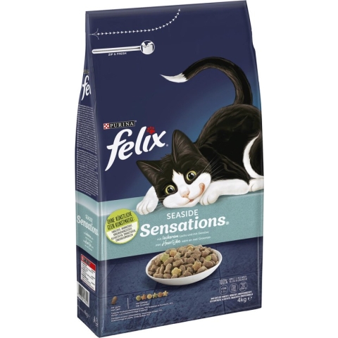 Felix Seaside Sensations - Katten droogvoer - Zalm, Koolvis &groenten - 4kg