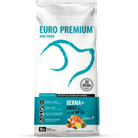 Euro-Premium Adult Derma+ 10 kg