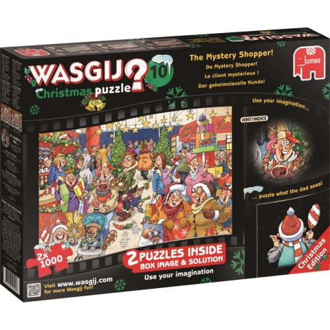 Wasgij? Christmas 10: De mystery shopper! puzzels, 2x 1000 stukjes