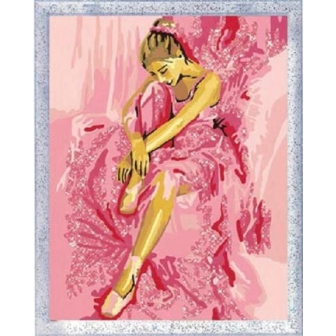 Schilderen op nummer Classic romantic: Dromende ballerina