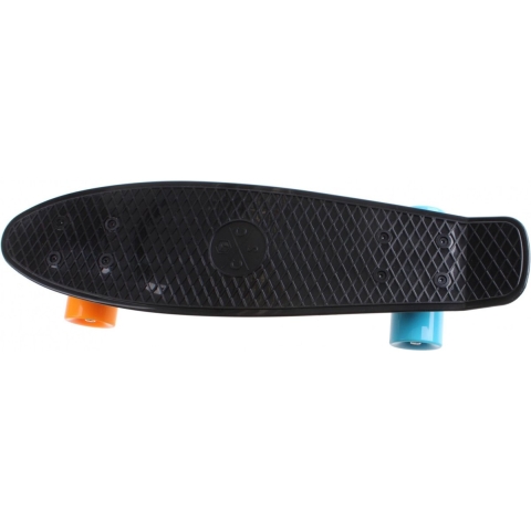 Cool Mini Cruiser skateboard retro black, 57 cm