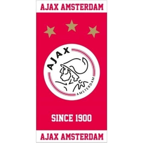 since 1900 badlaken rood/wit, 75 x 150 cm